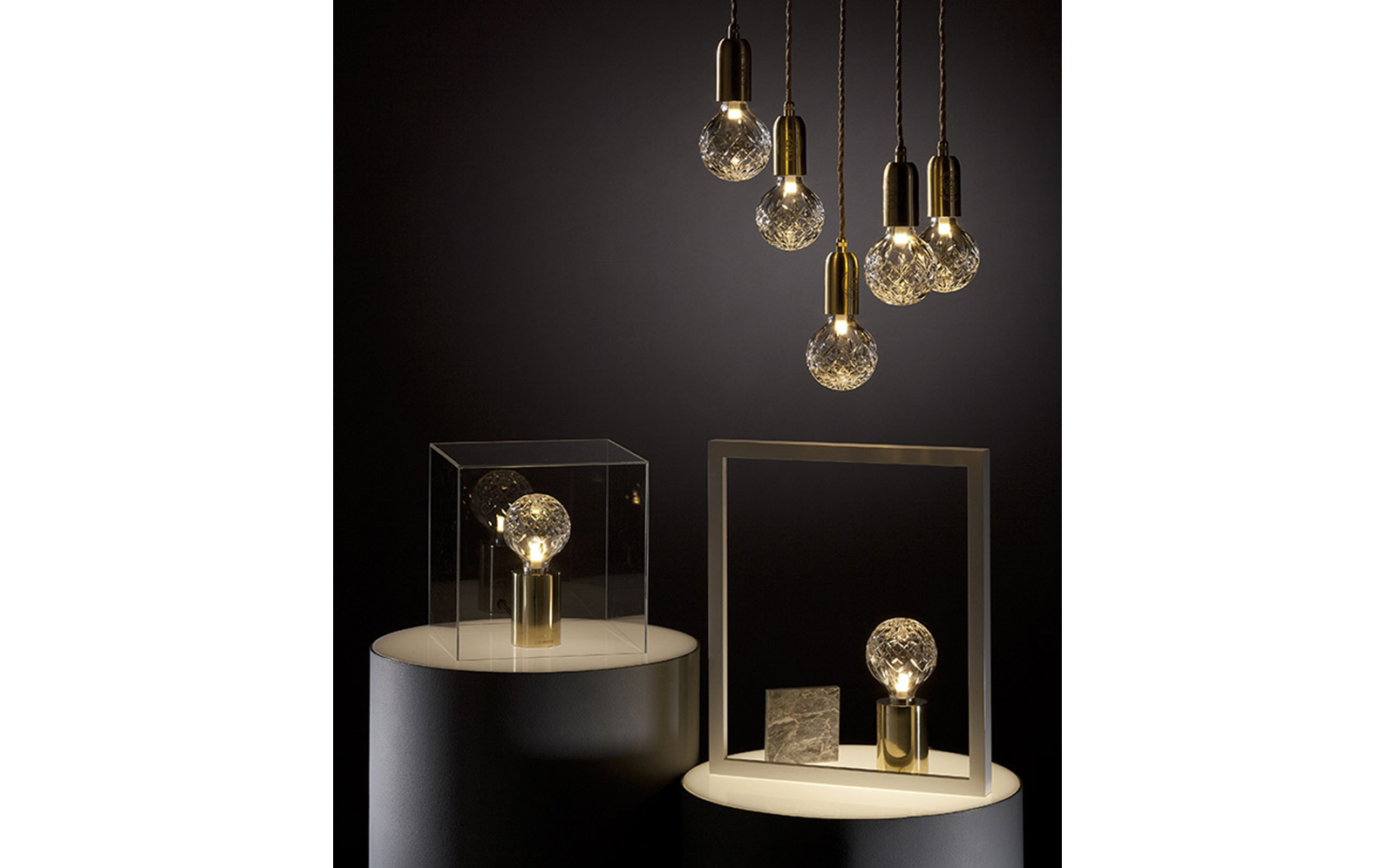 Crystal Bulb Pendant